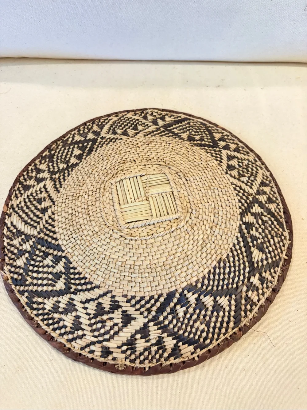 NEW Africa Woven Basket. Made by the Binga people of Zambia/Zimbabwe
